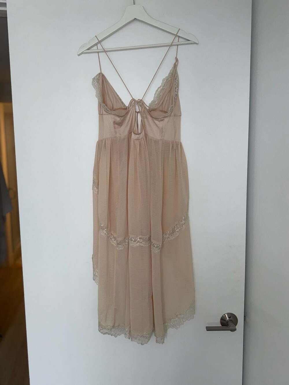 Intimately Free People Lace Trim Slip Dress Size S - Picture 3 of 7